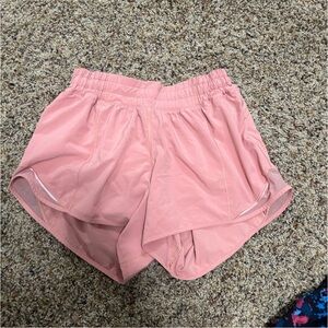 Lululemon shorts pink size 6 4 inch